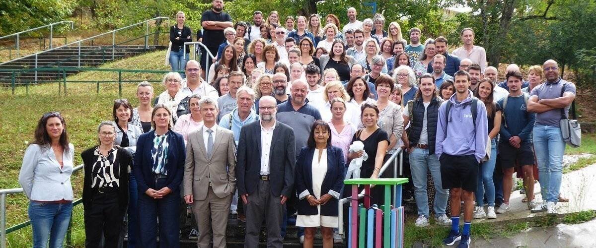 Personnel enseignant lors de la pré-rentrée