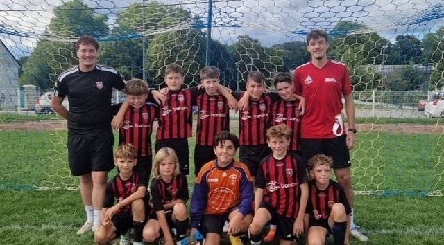 U13 du FC 4 Rivières en action