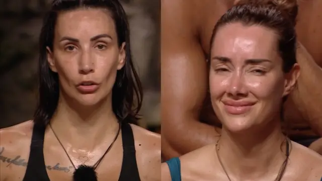 Fani et Adara face à face dans la palapa