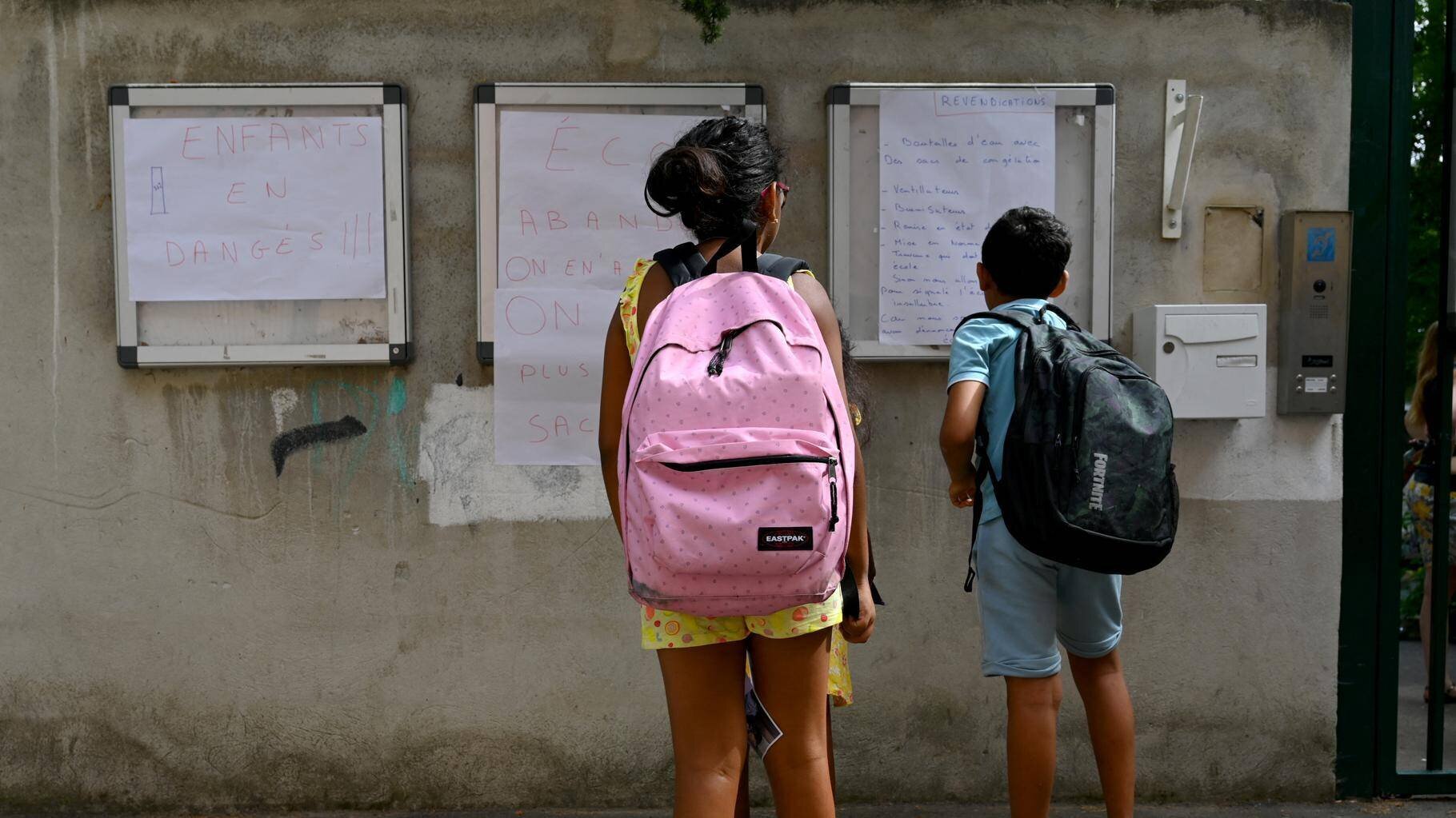 Écoles françaises confrontées à la vétusté et chaleur