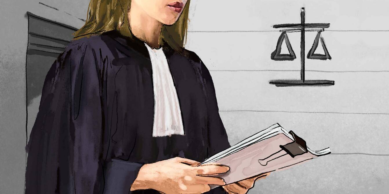 Salle d’audience lors d’un procès judiciaire