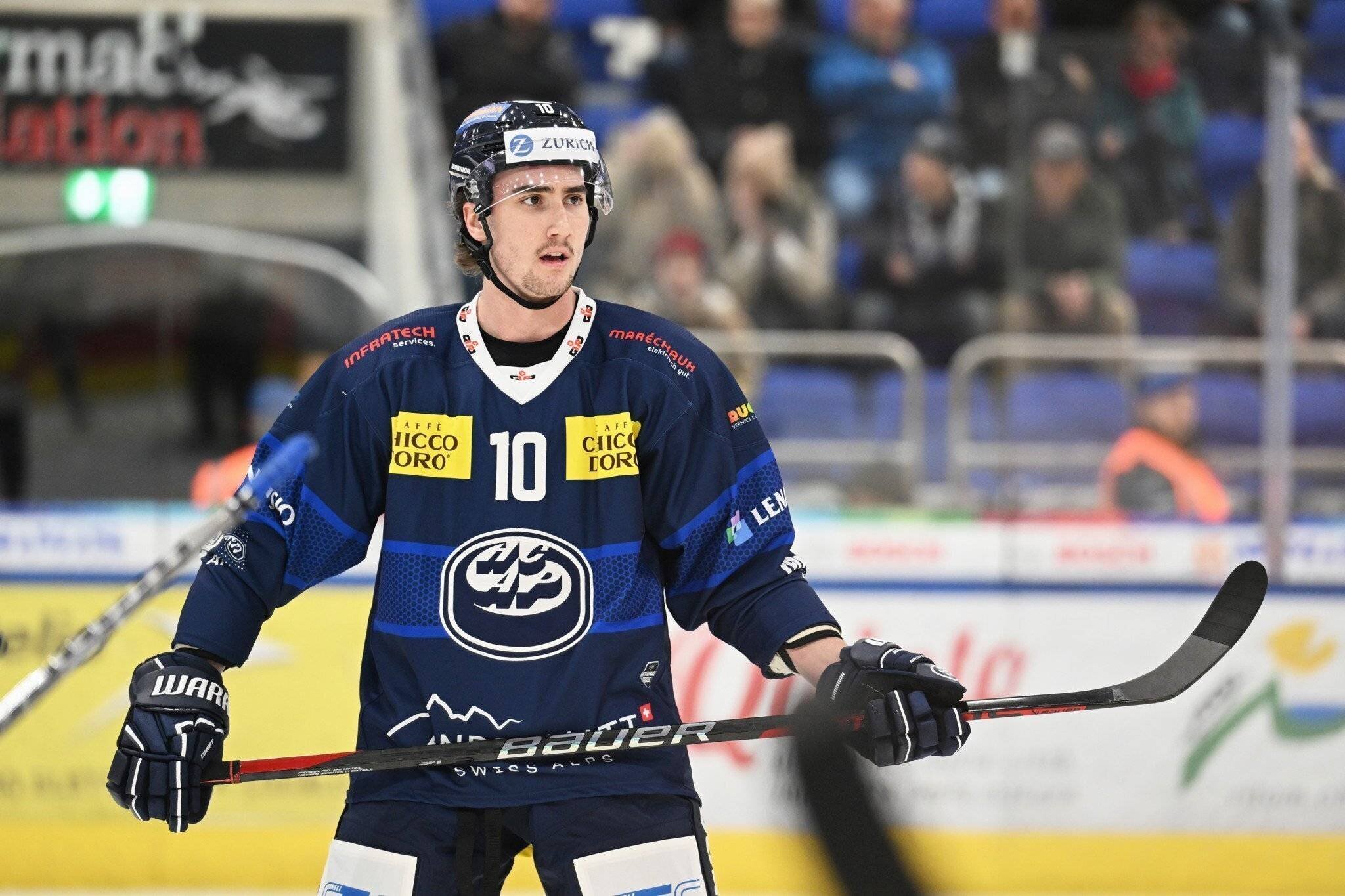 Alex Formenton en action pour Ambri-Piotta