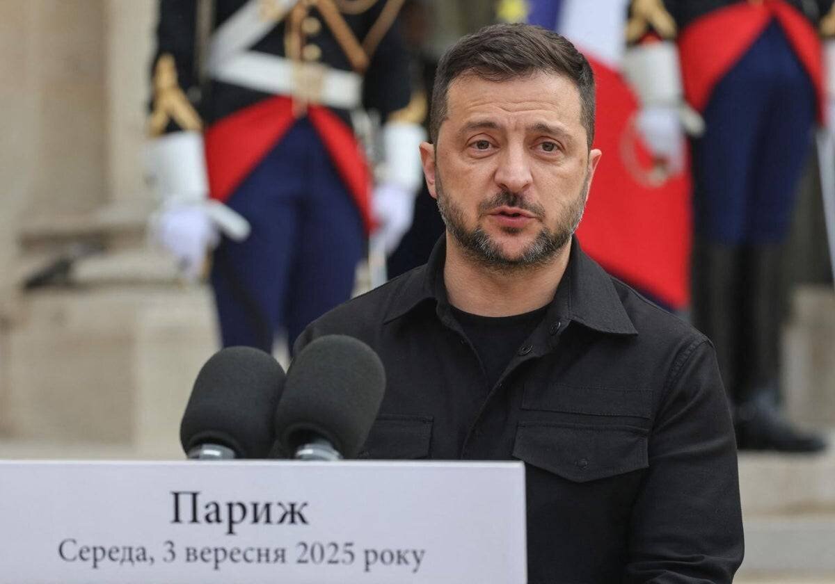 Volodímir Zelenski à Paris en septembre 2025