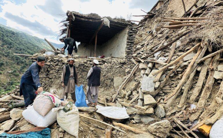 Victimes du séisme en Afghanistan