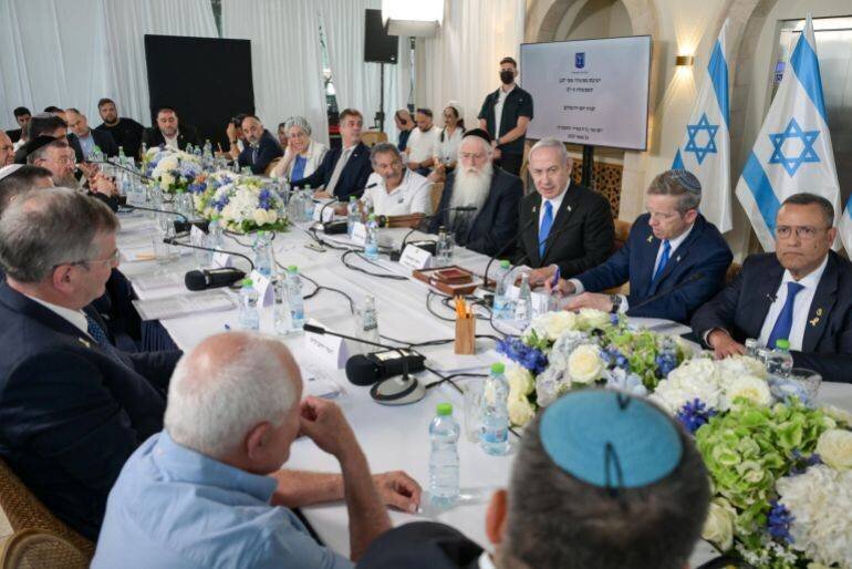 Séance gouvernementale israélienne à Silwan