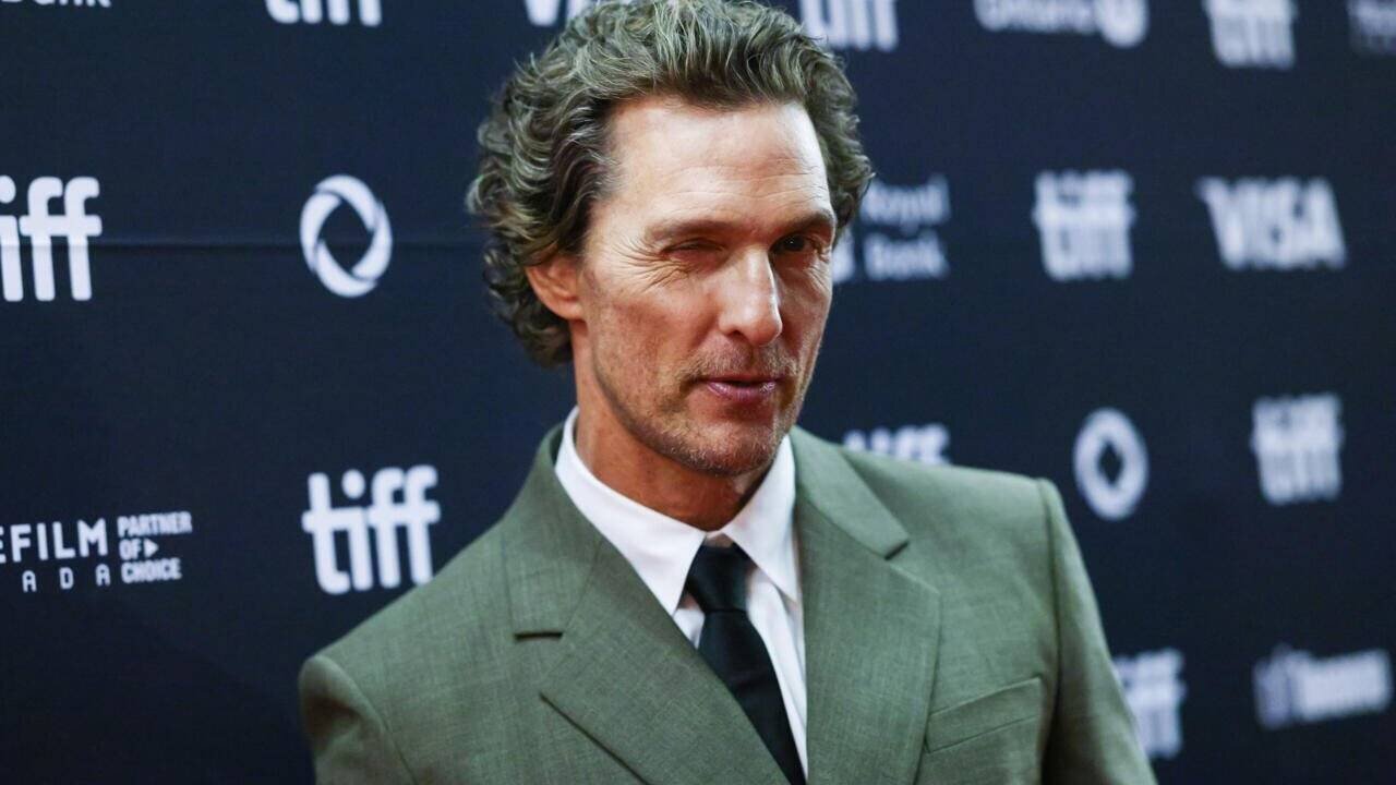 Matthew McConaughey sur le tapis rouge TIFF