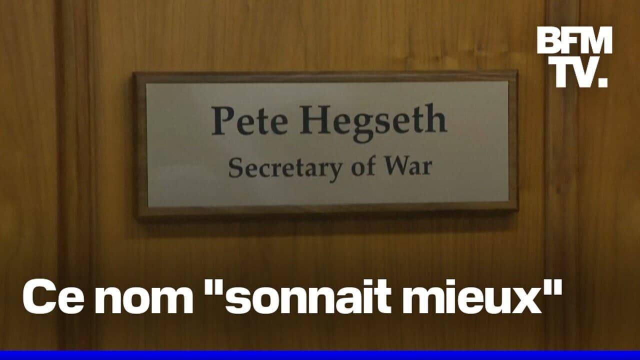 Donald Trump et le renaming du ministère de la Défense