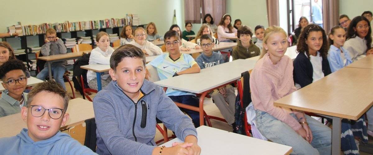 Vue d’élèves au collège Saint-Joseph