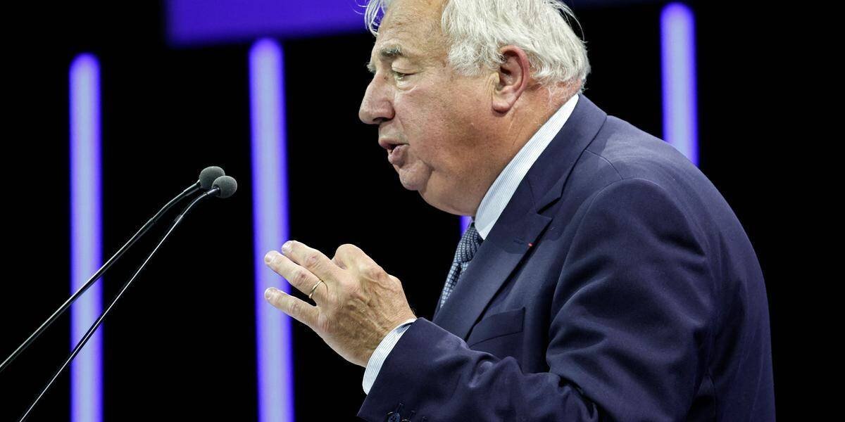 Gérard Larcher lors de la rentrée politique des LR à Port-Marly