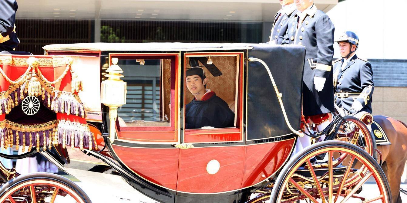 Prince Hisahito lors de la cérémonie de majorité à Tokyo