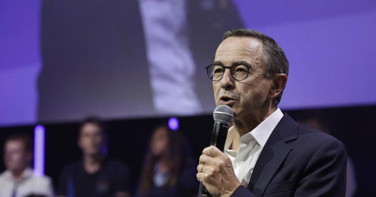 Bruno Retailleau à Port-Marly lors de la rentrée des Républicains