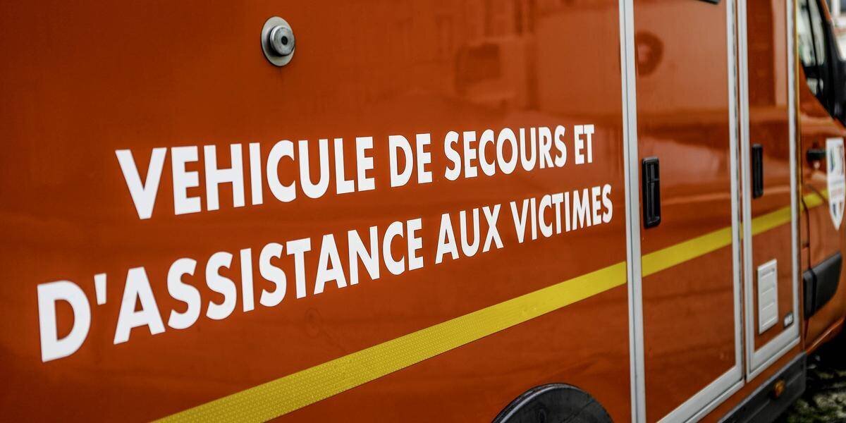 Pompiers et victimes près de Pirou, intervention à la plage