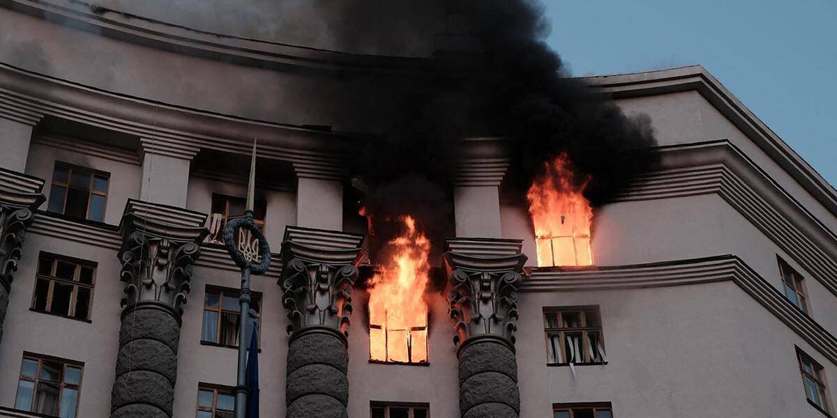 Attaque en Ukraine: dégâts sur Kiev et infrastructures