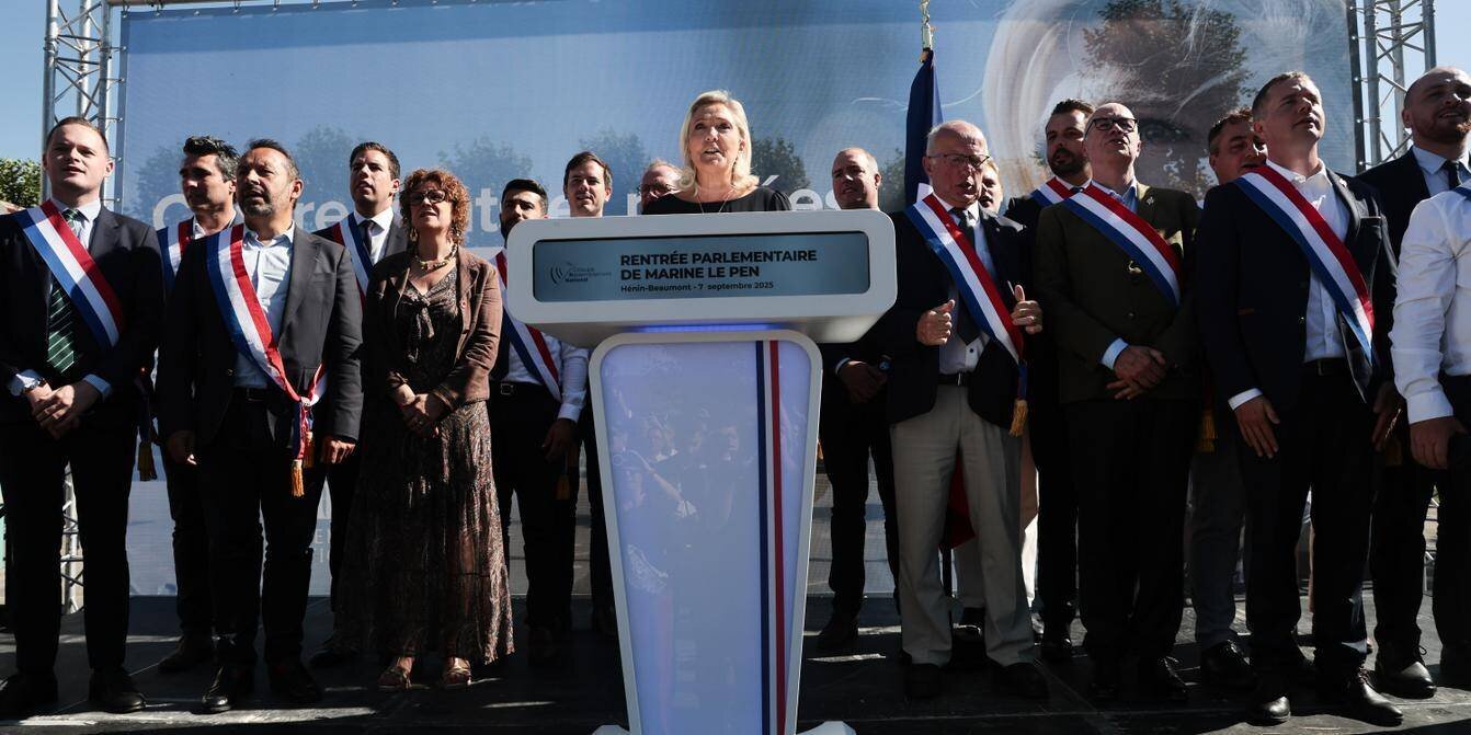 Photo d'actualité sur Marine Le Pen et l'affaire des assistants