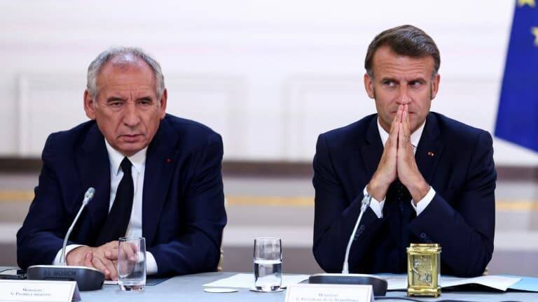Bayrou et Macron à l’Elysée en juillet 2025