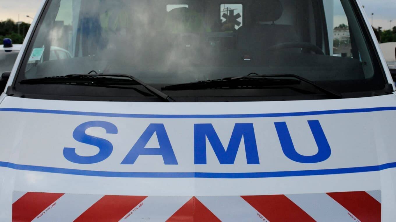 Véhicule des secours lors d'une intervention canyoning