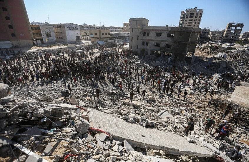 Victimes des bombardements à Gaza