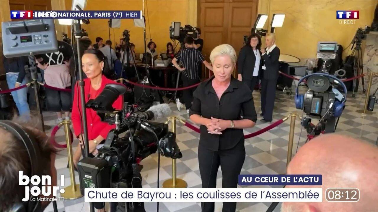 Vue générale de l’Assemblée nationale lors du vote de confiance