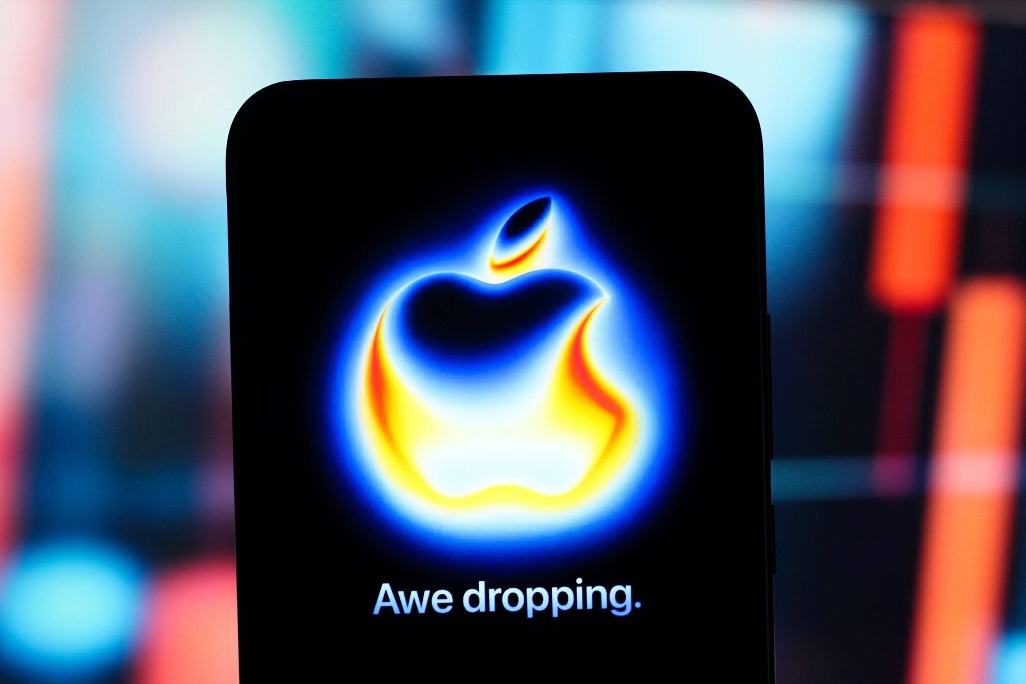 Visuel Apple 'Awe dropping' pour la keynote
