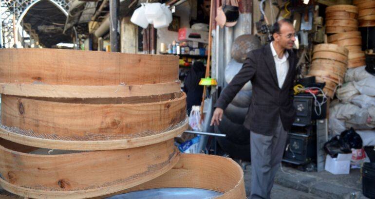 Architecture historique près du marché Al-Manakhilya