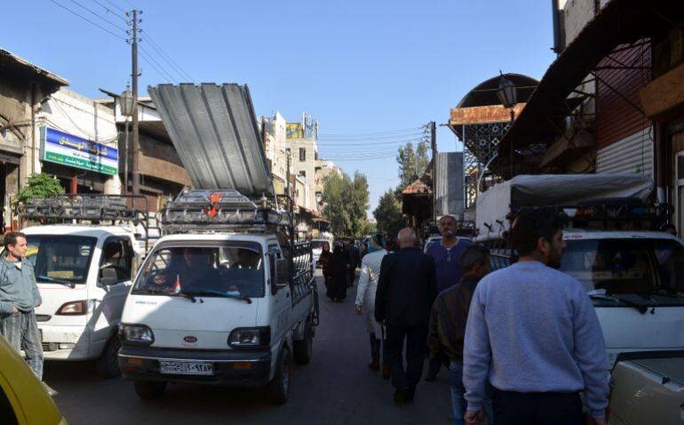 Ruelles du marché Al-Manakhilya, le temps semble s'y dérouler plus lentement