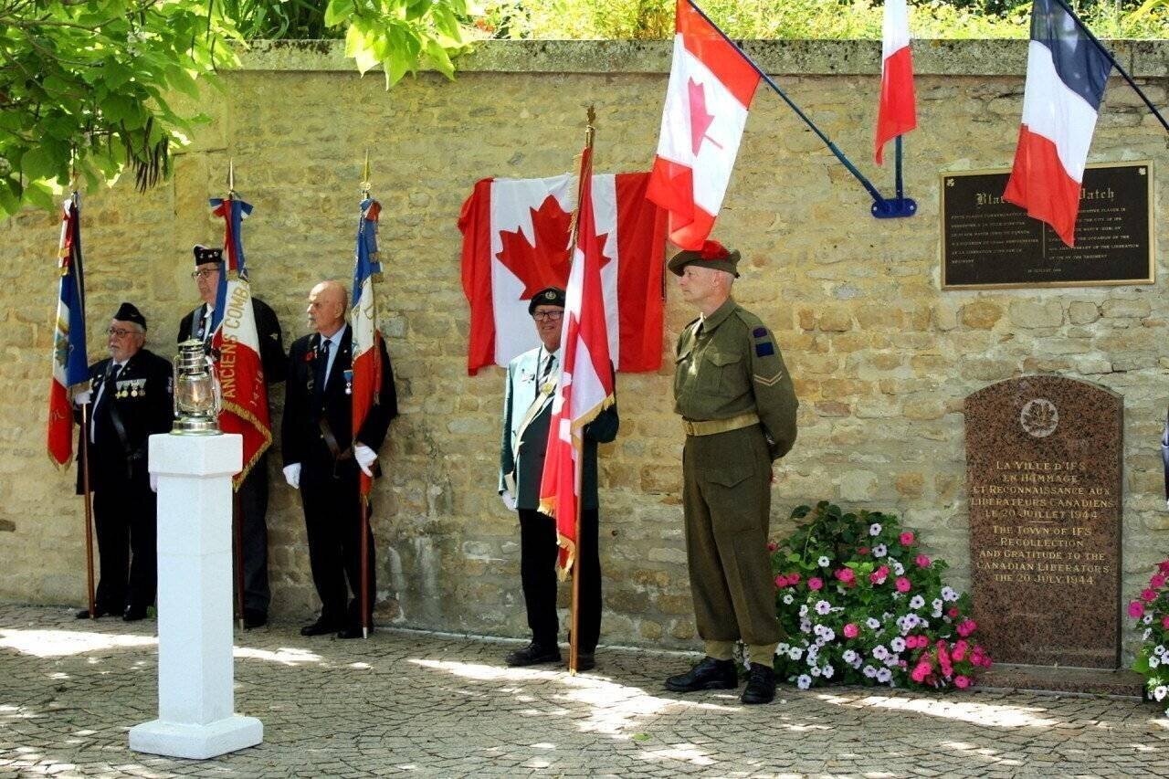 Cérémonie hommage régiment Black Watch à Ifs