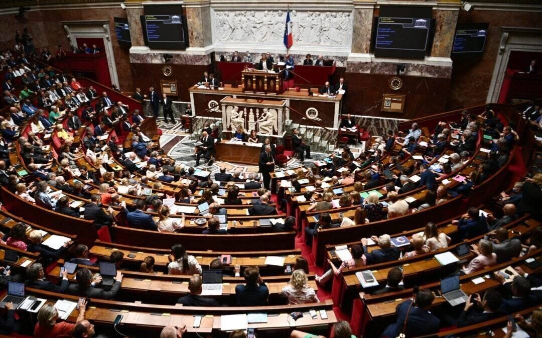 Photo d'une séance à l'Assemblée nationale à Lyon