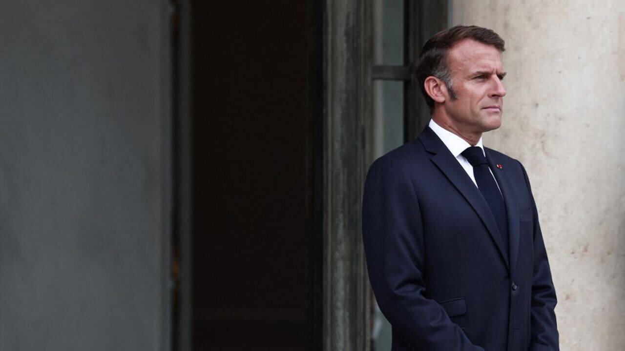 Emmanuel Macron lors d