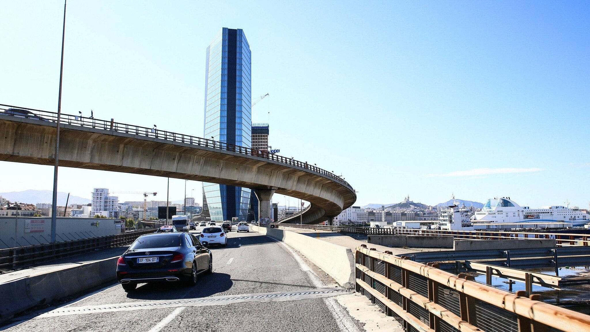 Rassemblement à Marseille lors du mouvement Bloquons tout