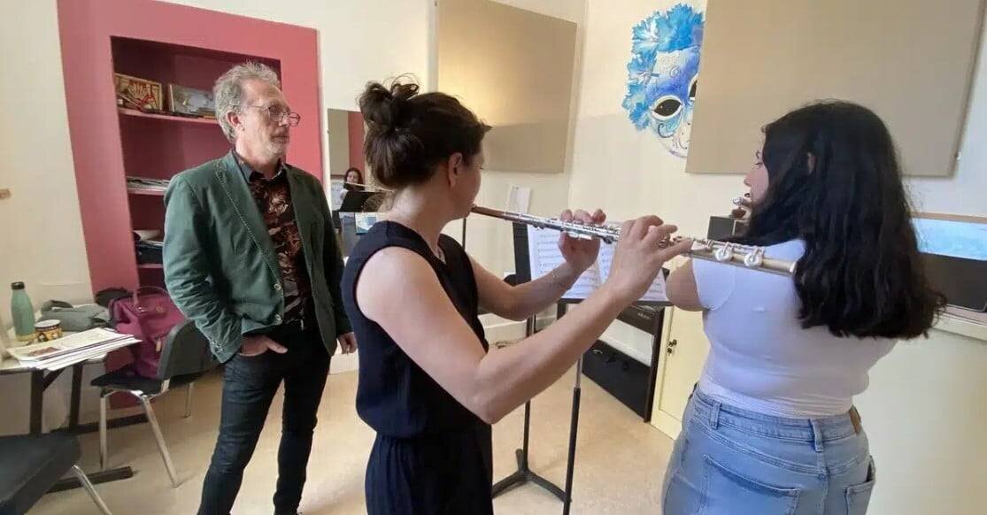 Salle et instruments du Conservatoire de Chaumont