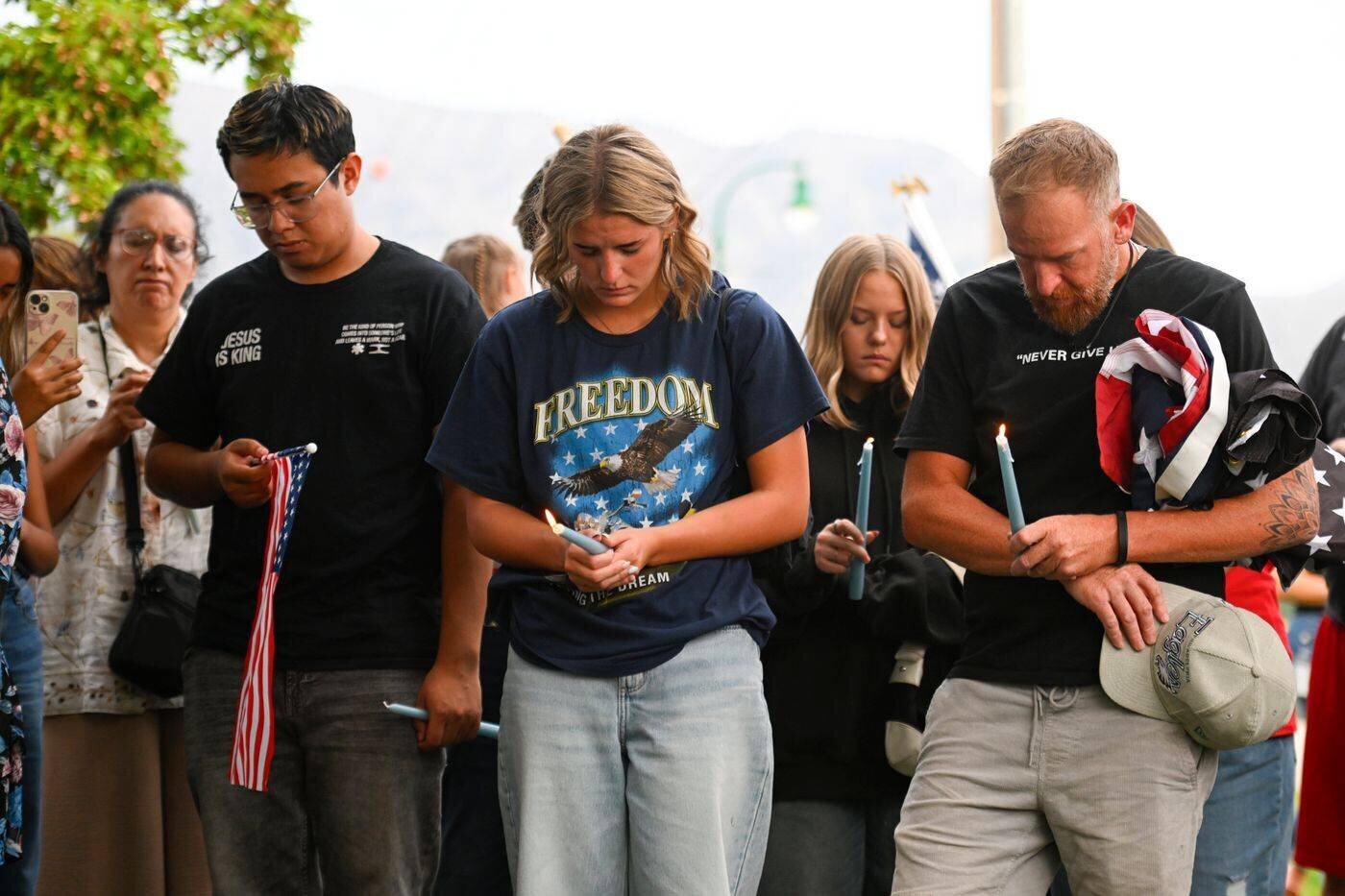 Charlie Kirk sur le campus d’Orem après l’attaque
