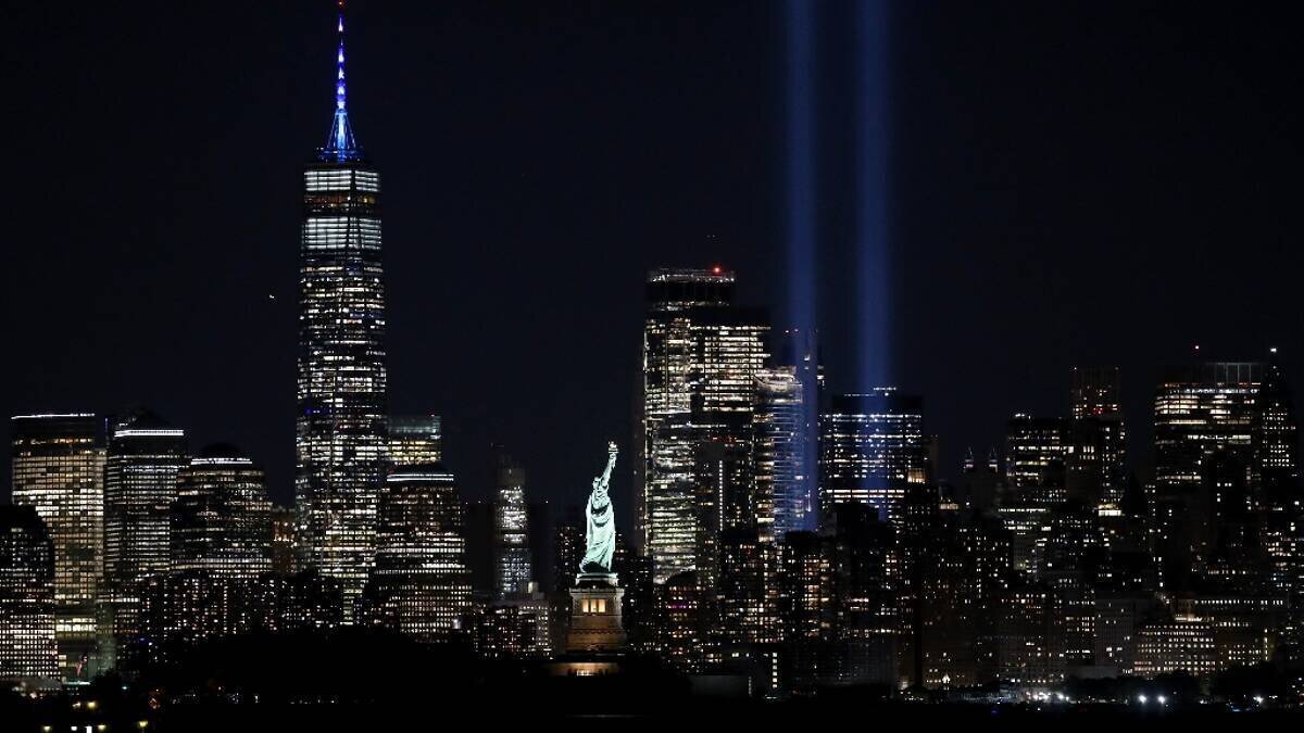 Cérémonie du 11-Septembre à Ground Zero, New York