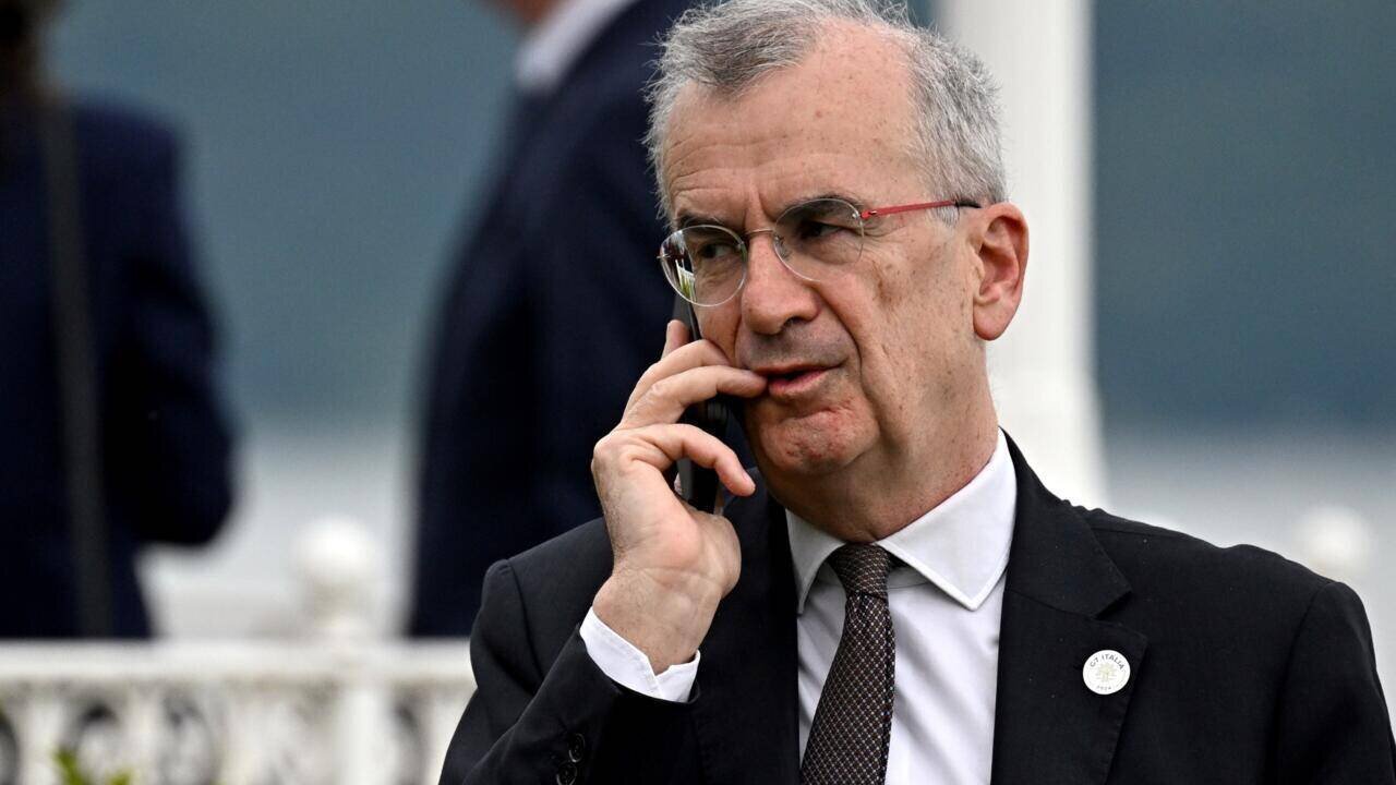 François Villeroy de Galhau lors d'une réunion du G7