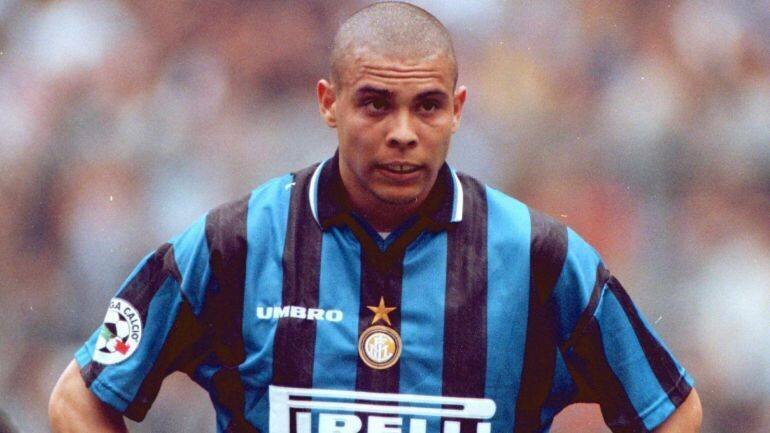 Ronaldo Nazario lors de son passage en Europe