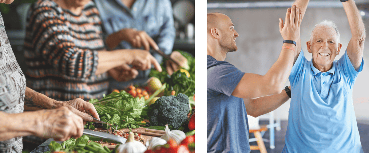 Seniors participant à un atelier nutrition CCAS