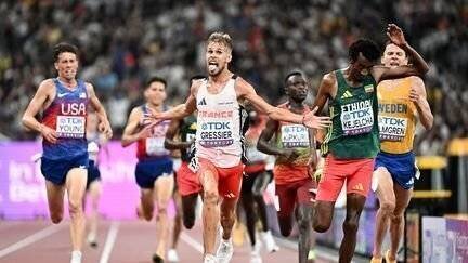 Jimmy Gressier remporte le 10 000 mètres des Mondiaux d'athlétisme à Tokyo, le 14 septembre 2025