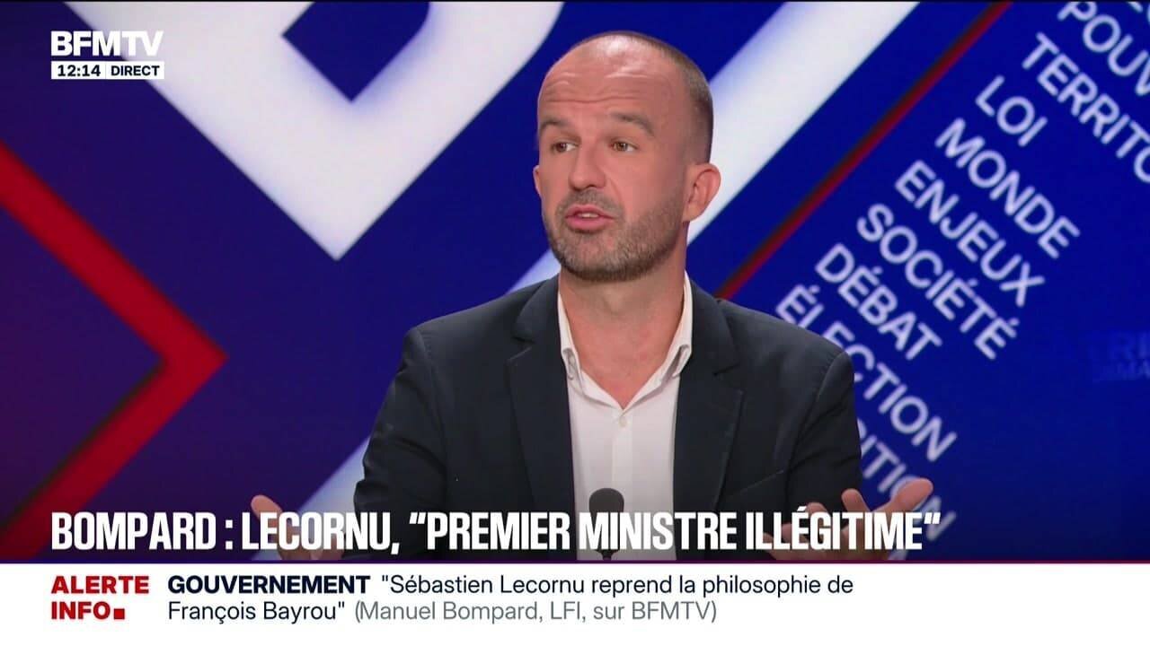 Sébastien Lecornu lors d'une allocution politique