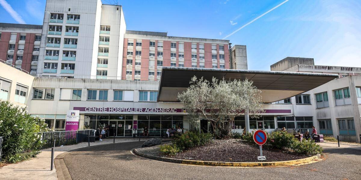 Vue de la Garonne près d'Agen, lieu de l'incident