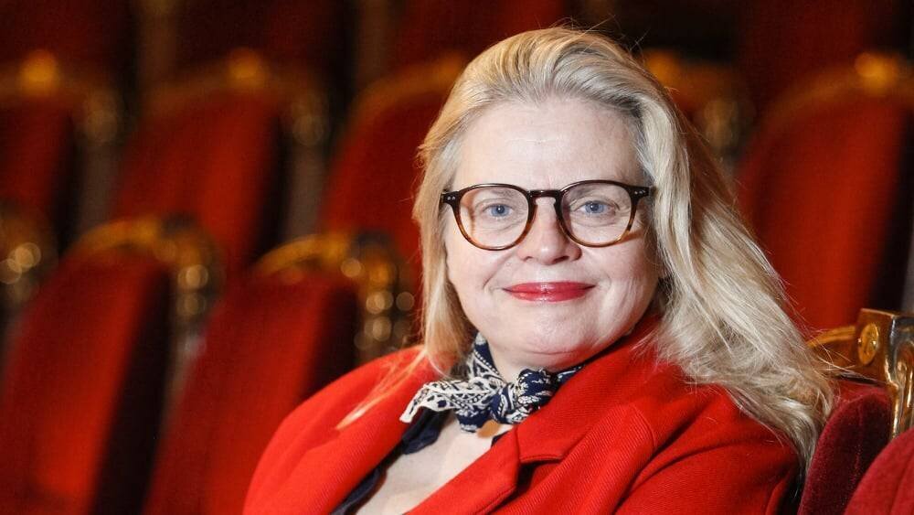 Actrice Isabelle Nanty après un accident près de Paris