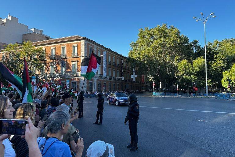 Présence policière renforcée à Madrid pour sécuriser La Vuelta