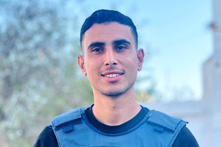 Le photographe Abdullah Shahwan à Gaza