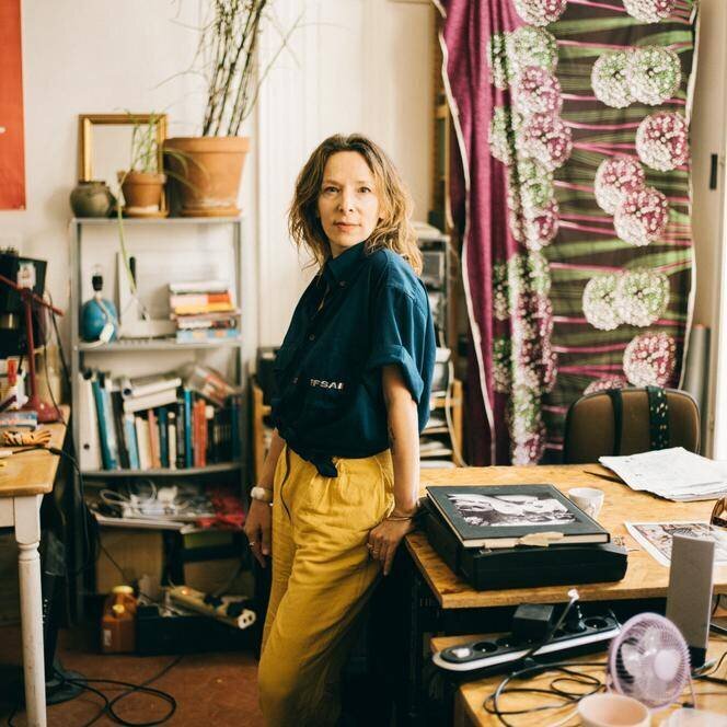 Nine Antico dans son atelier à Marseille