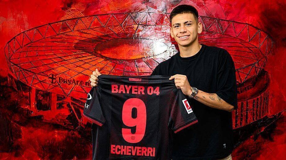 Claudio Echeverri célébrant un but