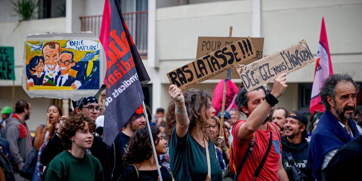 Manifestation liée à la grève du 18 septembre