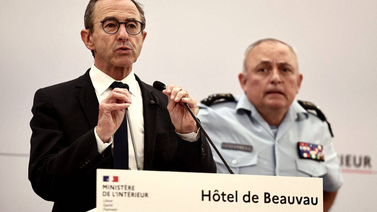 Vue des forces de l'ordre lors d'une mobilisation