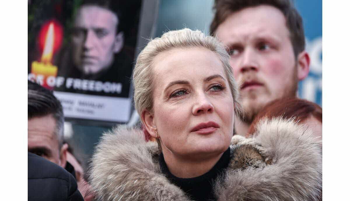 Ioulia Navalnaïa lors d'une apparition publique