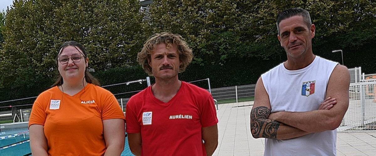 Vue de la piscine Louis-Fourcade à Vic-en-Bigorre