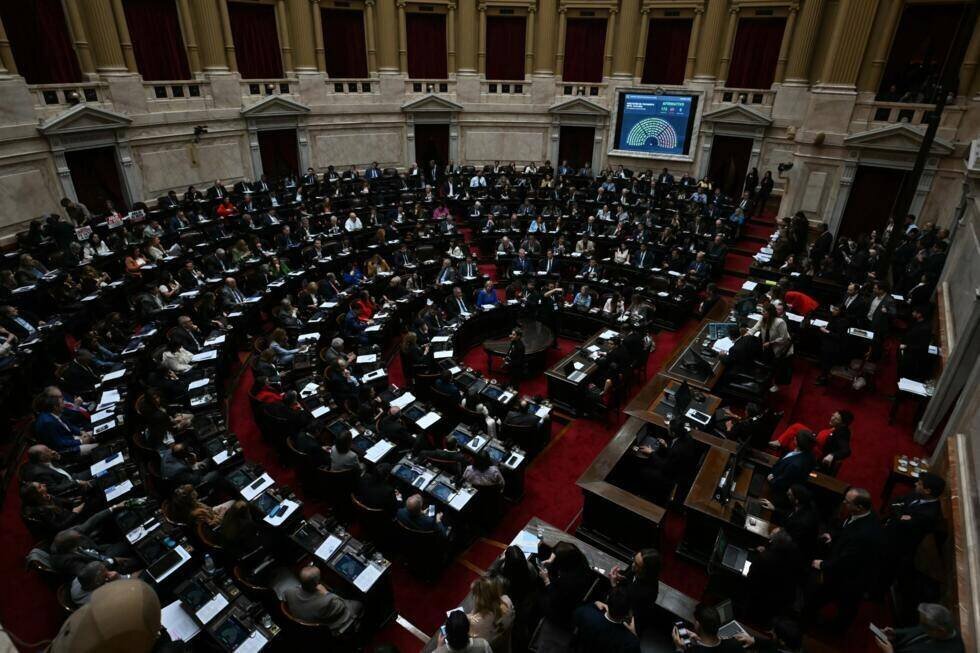 Députés réunis au Congrès national à Buenos Aires