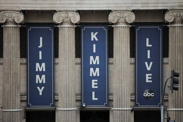 Enseignes Jimmy Kimmel Live sur Hollywood Boulevard