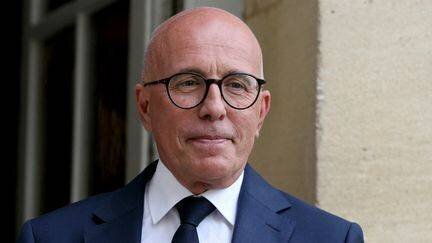 Éric Ciotti arrivant à Matignon le 3 septembre 2025